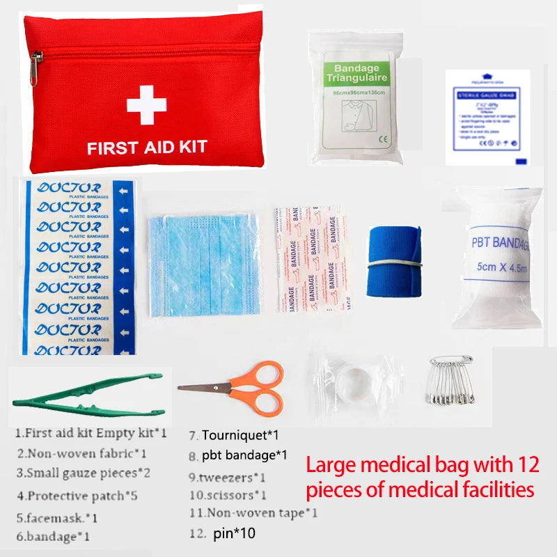 22 Piece Advanced First Aid Kit