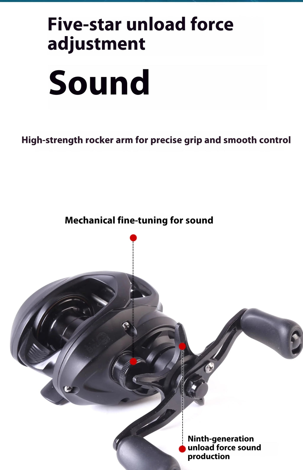 New Lufaxi Unparalleled 7.1: 1 Baitcast Fishing Reel