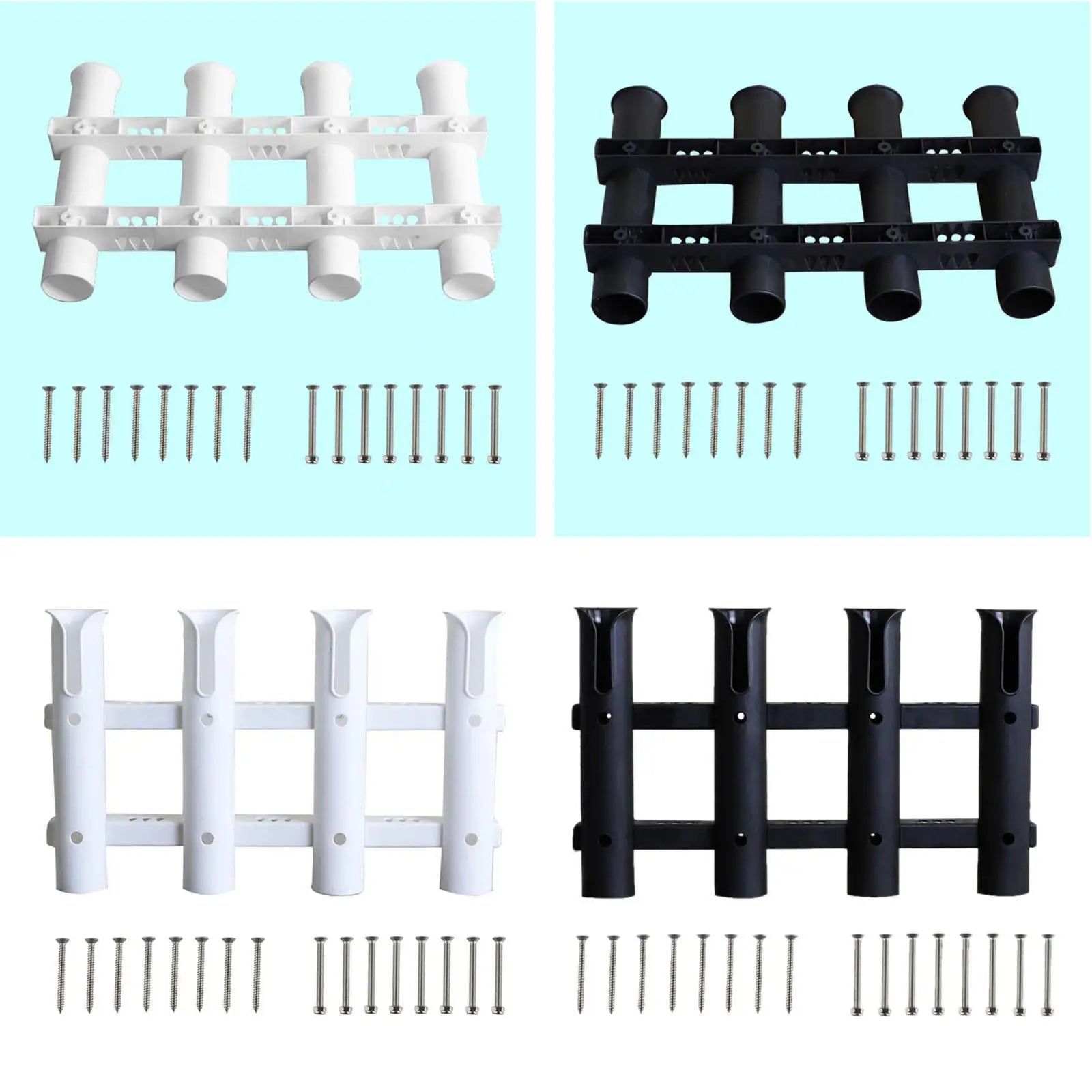 Portable 4 Rod Fishing Holder Rack
