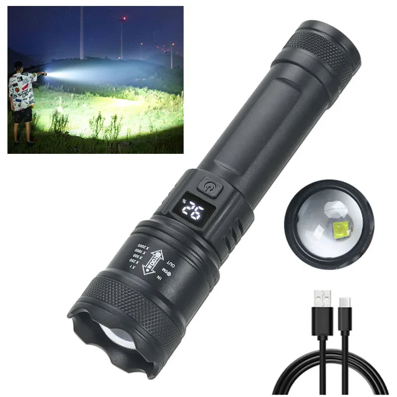 High Strong Power Led Flashlights 2000 Lumens