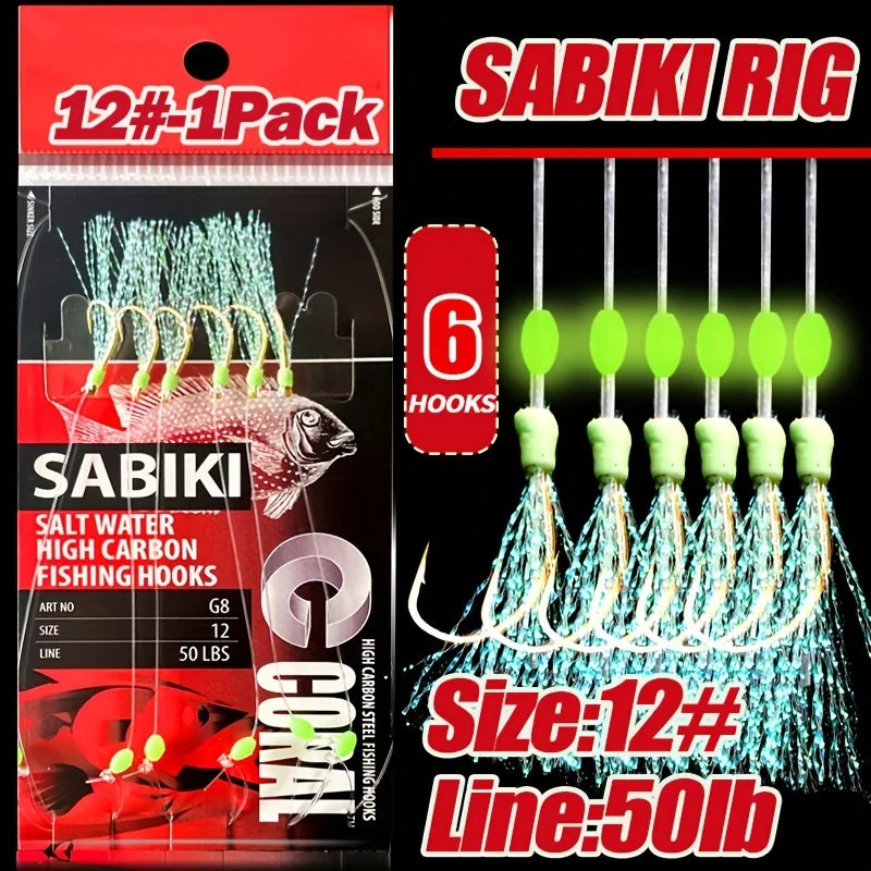TAKBAS 1/5 Packs Sabiki Rig