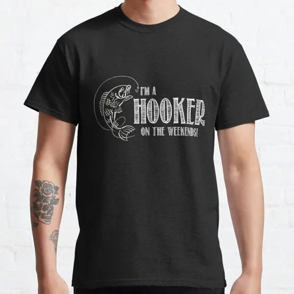 Men's Fly Fishing Trout Graphic T-Shirt — Short Sleeve Cotton