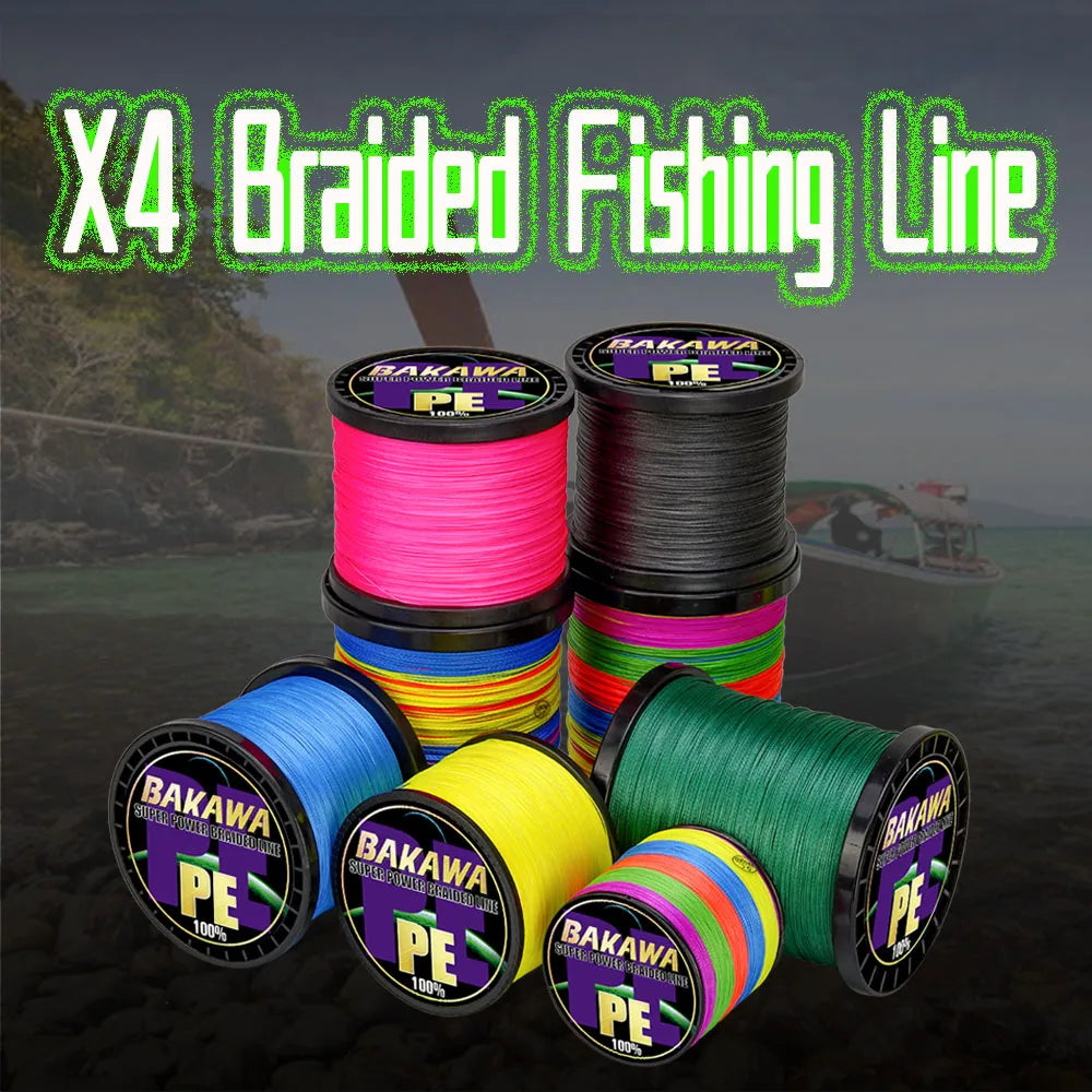 BAKAWA  4 Strands Braided Fishing Lines