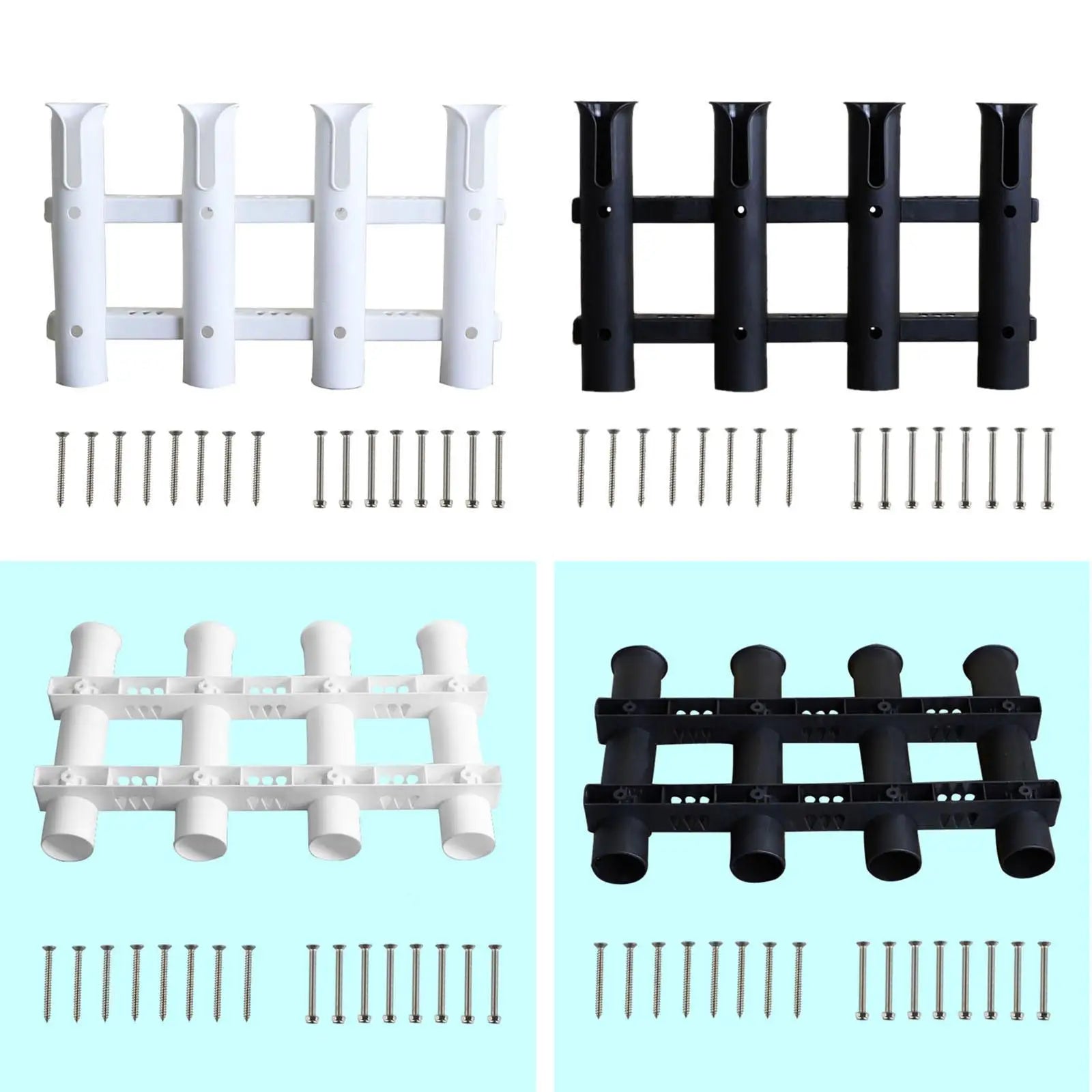 Portable 4 Rod Fishing Holder Rack