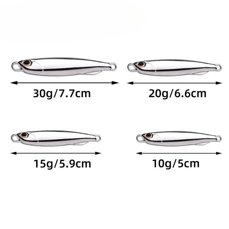 10pcs/pack Fishing Metal Jig Lure