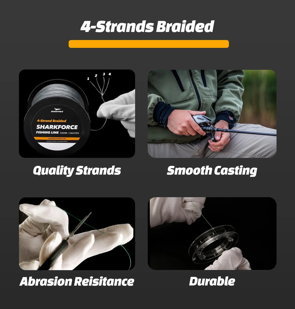 546YDS/500M Braided Fishing Line