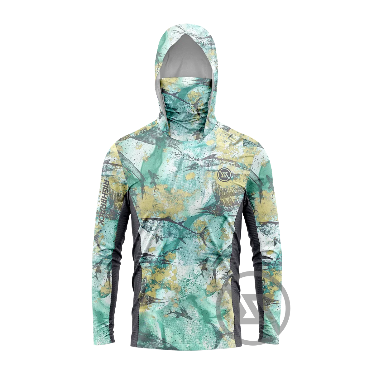 Men's Hooded Fishing Jersey — Long Sleeve, UPF UV Protection