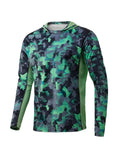 Men's UPF 50+ Hooded Fishing Performance Shirt — Long Sleeve