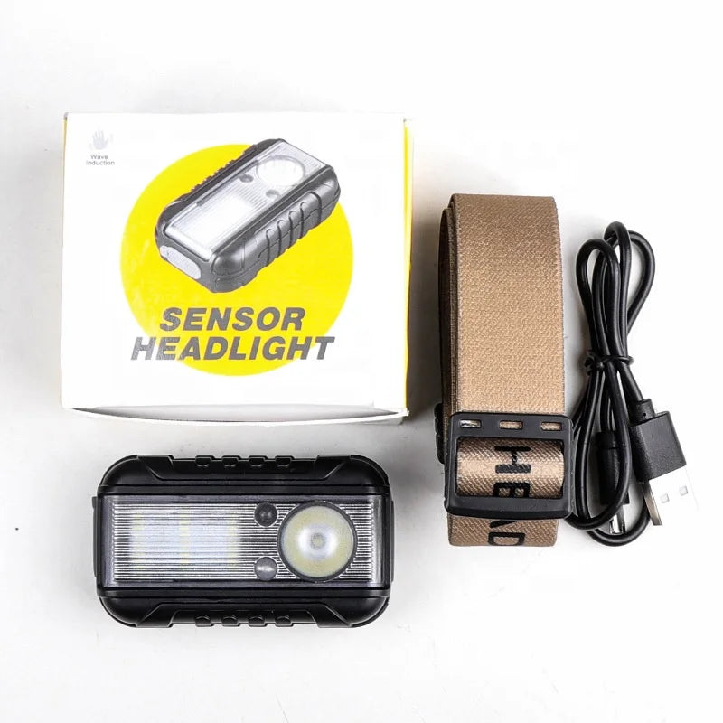 Lighting  LED Rechargeable Headlamp High Lumen Bright Head Lamp Waterproof