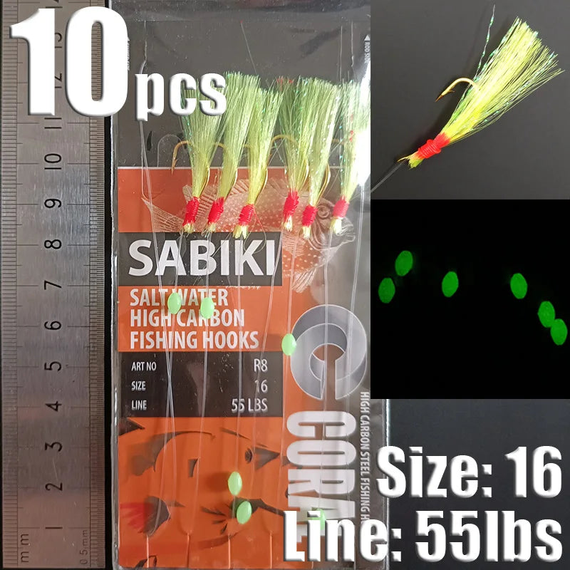 Lunker Sabiki Rigs 10 packs