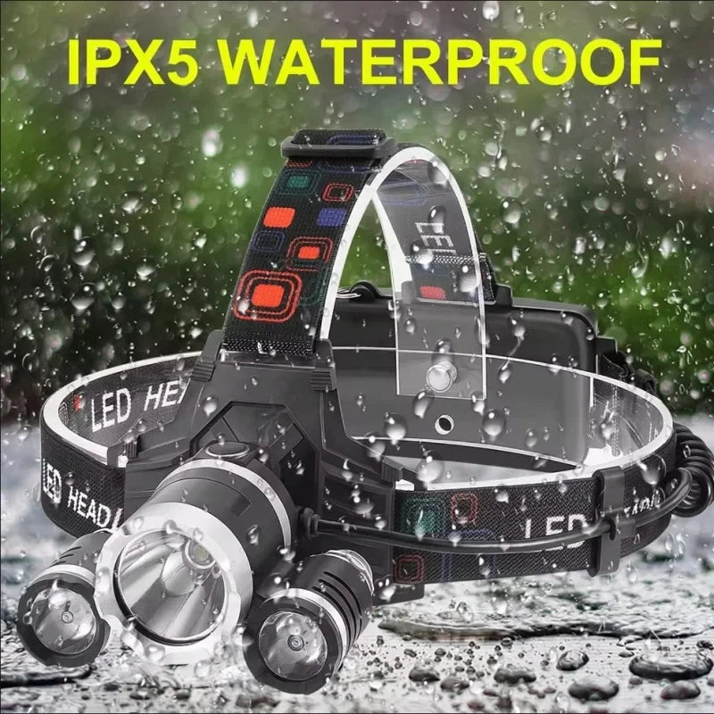 2 USB Rechargeable Headlamp