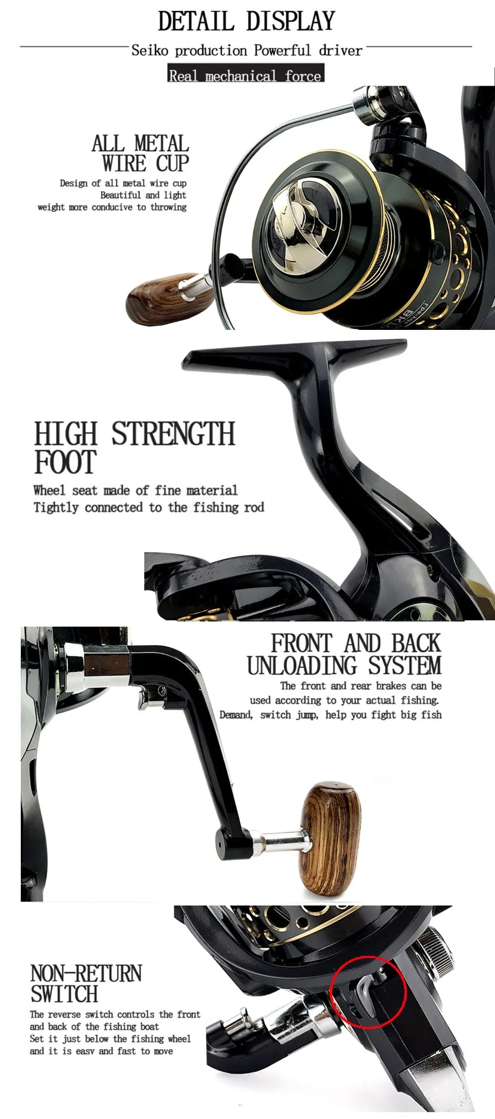 GHOTDA Spinning Reel