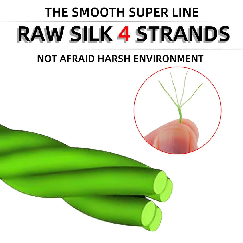 4 Strands Braided Fishing Line