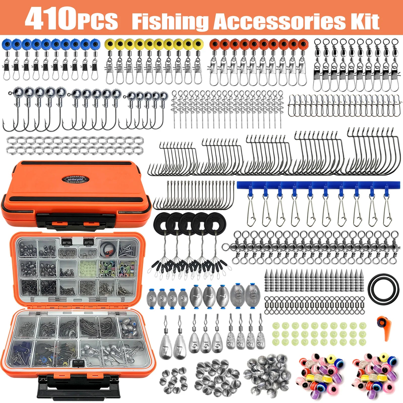 170-410pcs Professional Fishing Kit